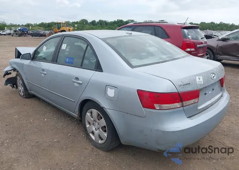 2007 Hyundai Sonata Gls из США, поврежденный, VIN 5NPET46C47H265460